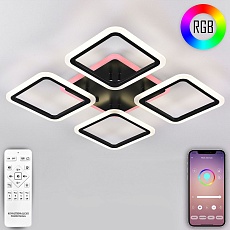 Потолочная светодиодная люстра Natali Kovaltseva High-Tech Led Lamps 82004 Black 5