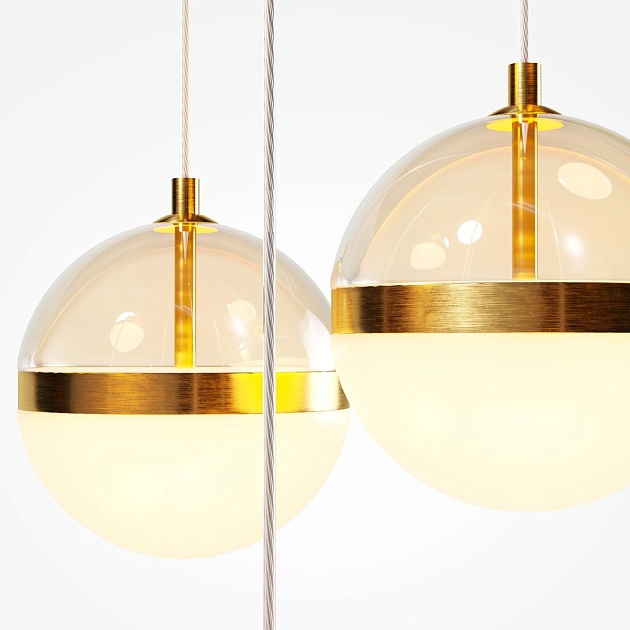 Подвесная светодиодная люстра Maytoni Area MOD295PL-L120BBS3K Фото № 7