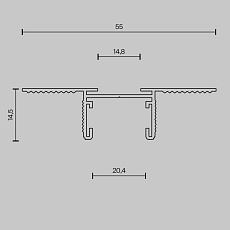 Шинопровод Maytoni Technical Basity Busbar TRX172-121B 1
