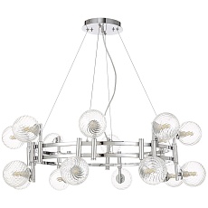 Подвесная люстра Crystal Lux Luxury SP16 Chrome 3
