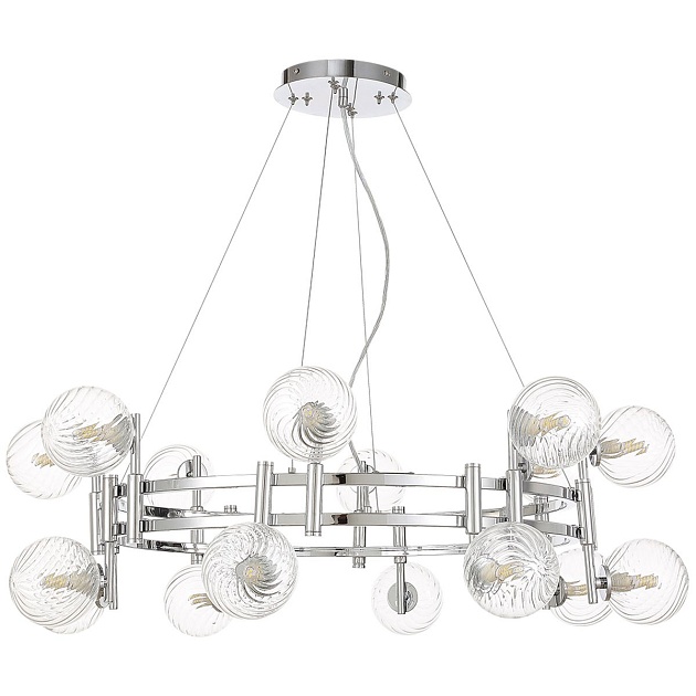 Подвесная люстра Crystal Lux Luxury SP16 Chrome изображение 4 Подвесная люстра Crystal Lux Luxury SP16 Chrome Фото № 4