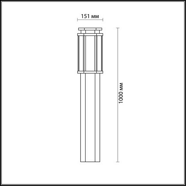 Уличный светильник Odeon Light Nature Gino 4048/1F изображение 4 Уличный светильник Odeon Light Nature Gino 4048/1F Фото № 4