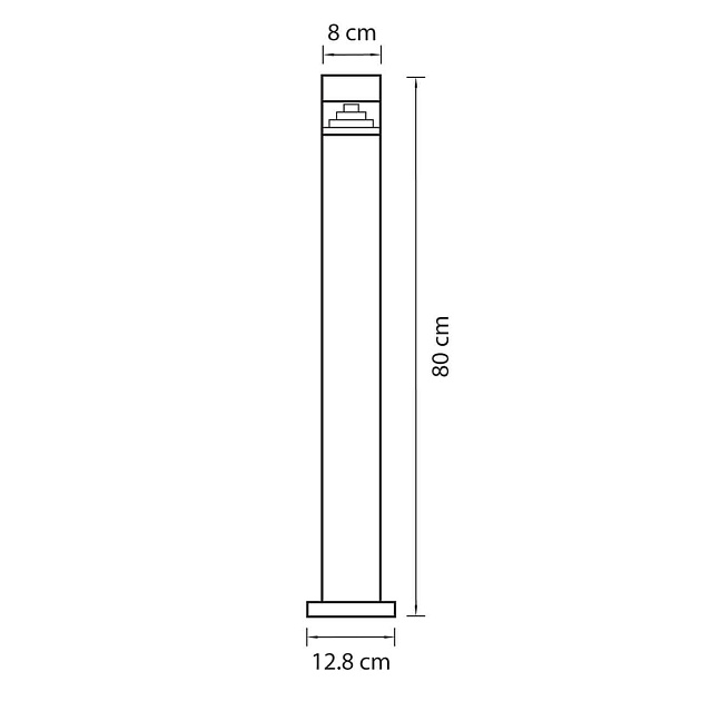 Уличный светодиодный светильник Lightstar Raggio 377707 Фото № 2
