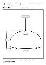 Подвесной светильник Lucide MADUKA 10450/47/30