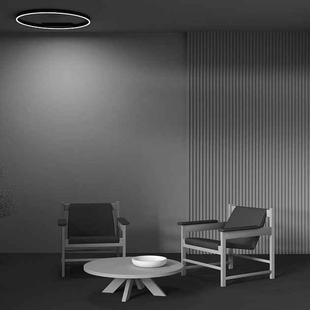 Потолочный светодиодный светильник Maytoni Rim MOD058CL-L50BK Фото № 3