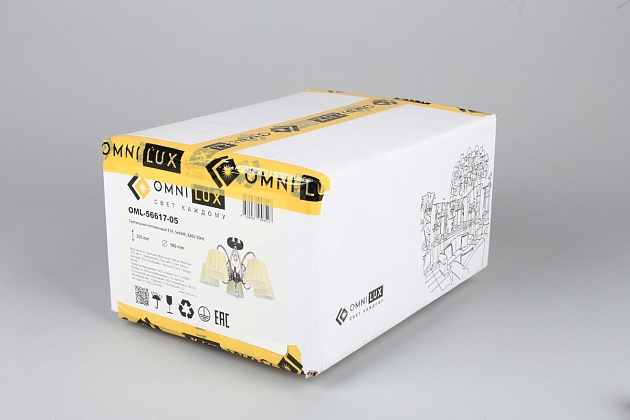 Потолочная люстра Omnilux Cardillo OML-56617-05 изображение 9 Потолочная люстра Omnilux Cardillo OML-56617-05 Фото № 9