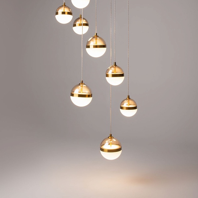 Подвесная светодиодная люстра Maytoni Area MOD295PL-L120BBS3K Фото № 4