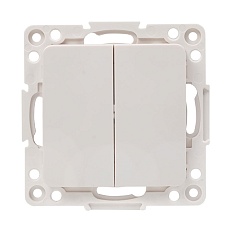 Стокгольм Механизм Выключателя 2-кл. 10А в/к белый EKF PROxima EYV10-123-20