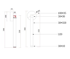 Бра Kink Light Эванте 08456W,19 1