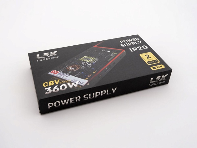 Блок питания LEDS POWER LUXDriver 360Вт 12В 002149 изображение 1 Блок питания LEDS POWER LUXDriver 360Вт 12В 002149 Фото № 1