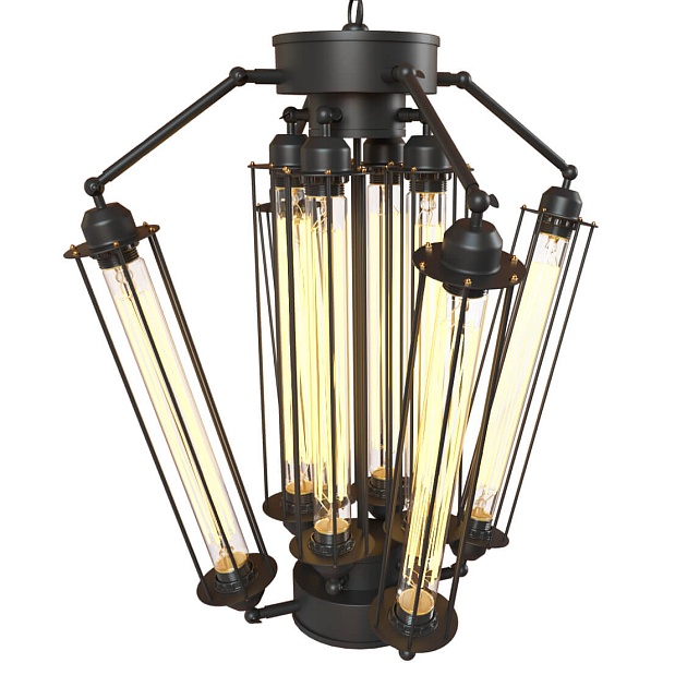 Подвесная люстра Loft IT Loft Industrial Cage Loft1136 изображение 4 Подвесная люстра Loft IT Loft Industrial Cage Loft1136 Фото № 4