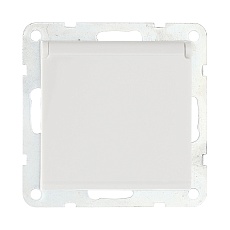 Розетка LK Studio с з/к, шторками и крышкой (белый) LK80 843404-1 3