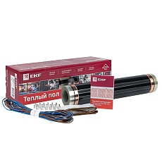 Инфракрасный пленочный теплый пол 440Вт 2м2 ширина 0,5 метра EKF Ik-220-440/0,5-2