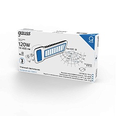 Уличный светодиодный консольный светильник Gauss Qplus 629535320 5