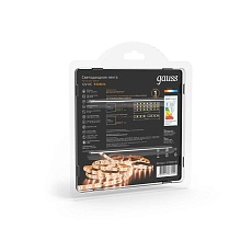 Светодиодная влагозащищенная лента Gauss 9,6W/m 120LED/m 2835SMD теплый белый 5M 311000110 3