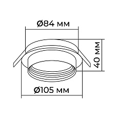 Точечный светильник Apeyron Nimbus 16-111 5