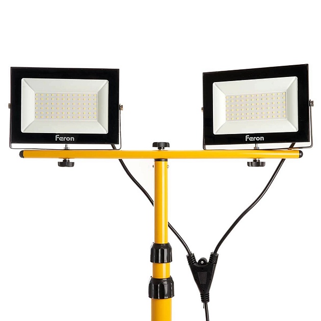 Светодиодный прожектор Feron LL502 на штативе 60W 29567 изображение 5 Светодиодный прожектор Feron LL502 на штативе 60W 29567 Фото № 5