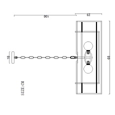 Подвесная люстра Imperium Loft Aden 151582-26 2