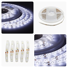 Светодиодная влагозащищенная лента Apeyron 4,8W/m 60LED/m 3528SMD холодный белый 5M 00-08 1