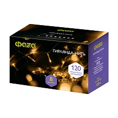 Светодиодная гирлянда ФАZA нить жёлтая DC-G01-80Y 1