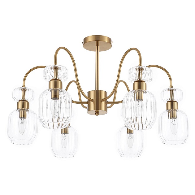Потолочная люстра Escada Gloss 1141/6PL Clear изображение 1 Потолочная люстра Escada Gloss 1141/6PL Clear Фото № 1