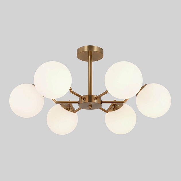 Подвесная люстра Eurosvet Frost 70154/6 латунь Фото № 1