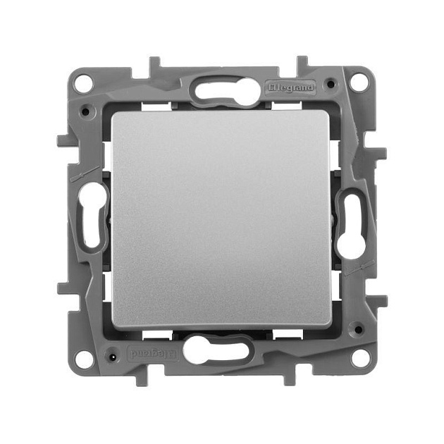 Выключатель одноклавишный Legrand Etika 10A 250V алюминий 672401 изображение 1 Выключатель одноклавишный Legrand Etika 10A 250V алюминий 672401 Фото № 1