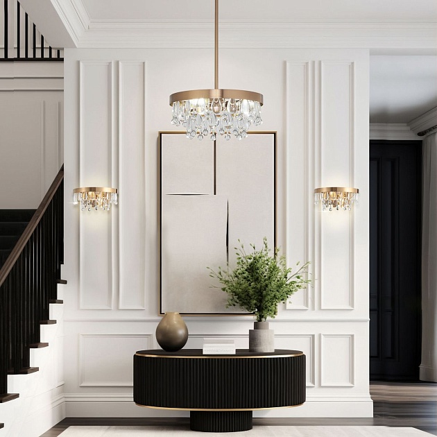 Подвесная люстра Eurosvet Sophie 60165/3 латунь Фото № 5