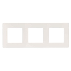 Рамка 3-постовая ЭРА 12 сатин белый 12-5103-01 Б0052519