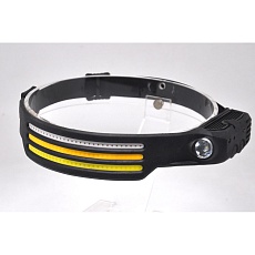 Налобный светодиодный фонарь Gauss аккумуляторный 340х30 330 лм GF412