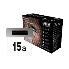 Светильник на солнечных батареях Gauss Solar GS091 2