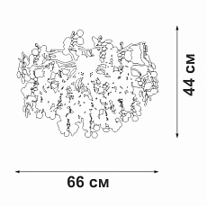 Потолочная люстра Vitaluce V2832-8/7PL 2