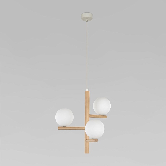 Подвесная люстра TK Lighting 6799 Estera Wood Фото № 1