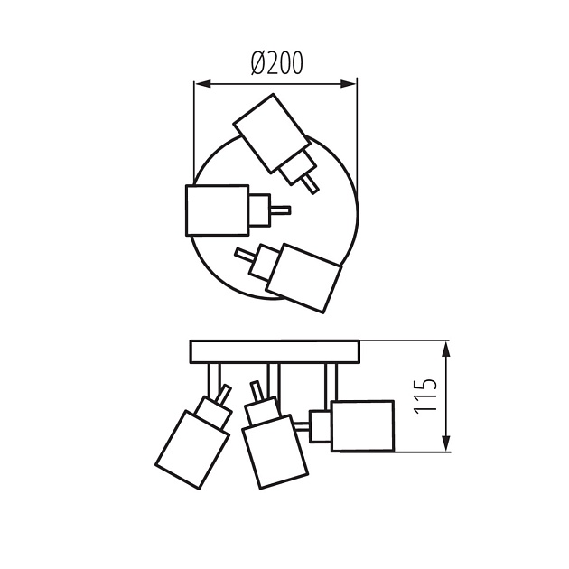 Спот Kanlux EVELI EL-3O 29102 Фото № 3