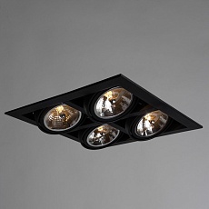 Встраиваемый светильник Arte Lamp Cardani A5935PL-4BK 4