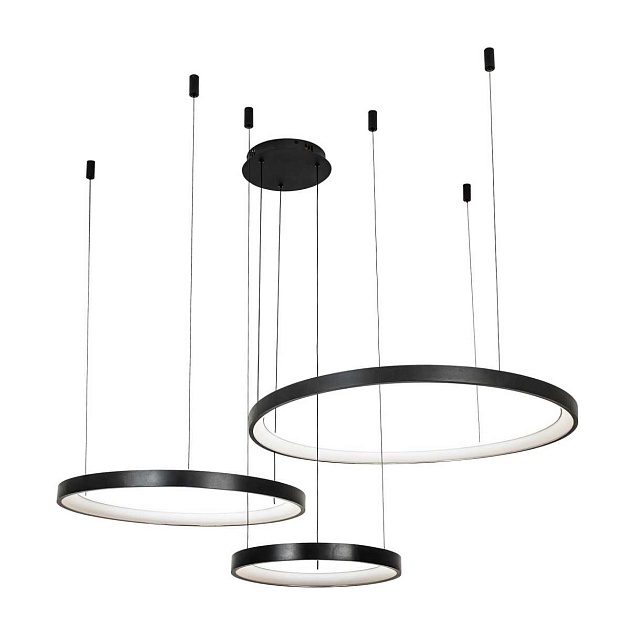 Подвесной светильник LED4U L8806-800-580-380 BK изображение 1 Подвесной светильник LED4U L8806-800-580-380 BK Фото № 1