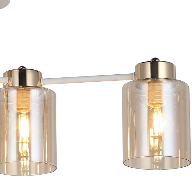 Потолочная люстра Illumico IL6111-4COU-79 WH GD изображение 3 Потолочная люстра Illumico IL6111-4COU-79 WH GD Фото № 3