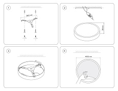 Настенно-потолочный светодиодный светильник Ambrella light Wallers Wall FW11112 1
