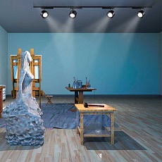 Трековый однофазный светодиодный светильник Novotech Port Pirum 358433 1