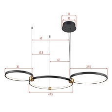 Подвесной светильник Vele Luce Atomo VL7252P03 1