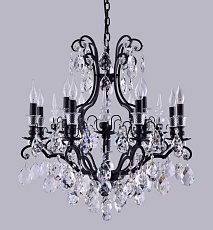 Подвесная люстра Crystal Lux Magnifico SP13 Black/Transparent 4