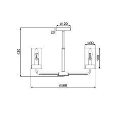 Потолочная люстра Vele Luce Licia VL1924L06 4