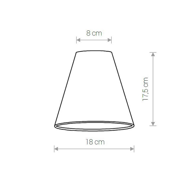 Абажур Nowodvorski Cameleon Cone S 8502 изображение 2 Абажур Nowodvorski Cameleon Cone S 8502 Фото № 2