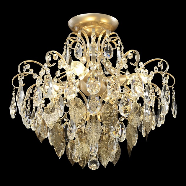 Потолочная люстра Crystal Lux Esmiralda PL4 Gold изображение 8 Потолочная люстра Crystal Lux Esmiralda PL4 Gold Фото № 8