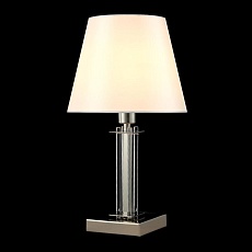 Настольная лампа Crystal Lux Nicolas LG1 Nickel/White 4