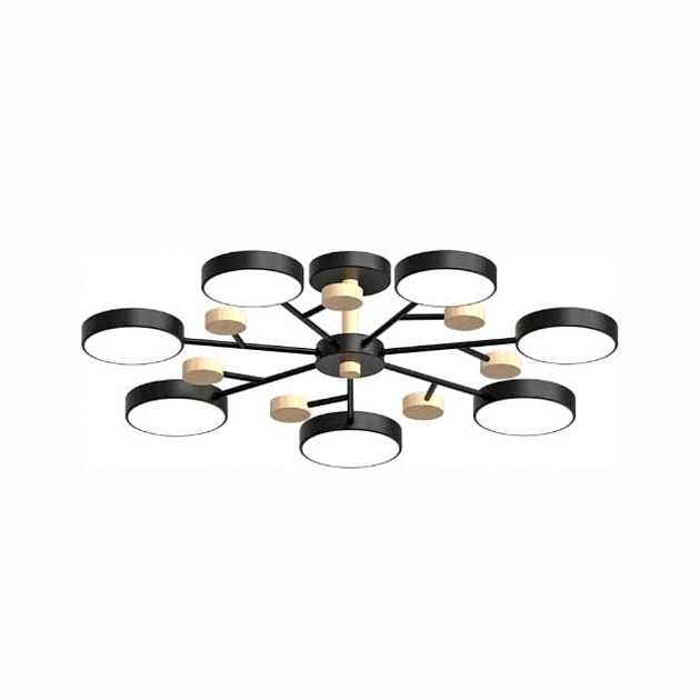 Потолочный cветильник LED4U L3205-800 BK изображение 1 Потолочный cветильник LED4U L3205-800 BK Фото № 1