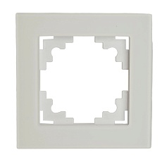 Рамка 1-постовая Stekker Катрин белый матовый GFR00-7001-01M 49594