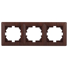 Рамка 3-постовая ЭРА Intro Solo венге 4-503-10 Б0043422