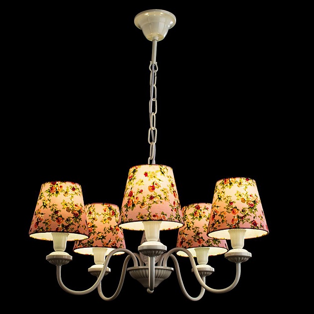 Подвесная люстра Arte Lamp Provence A9212LM-5WH Фото № 3