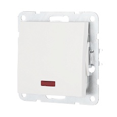 Выключатель LK Studio 1-кл., c индикатором (схема 1L) 16 A, 250 B (белый) LK60 860204-1 2